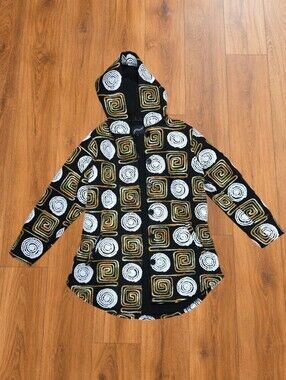 Fiori Hooded Jacket | Size Large